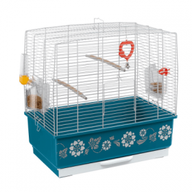 Оборудвана клетка за птици CAGE REKORD 3 WHITE DECOR 49х30х48,5см.